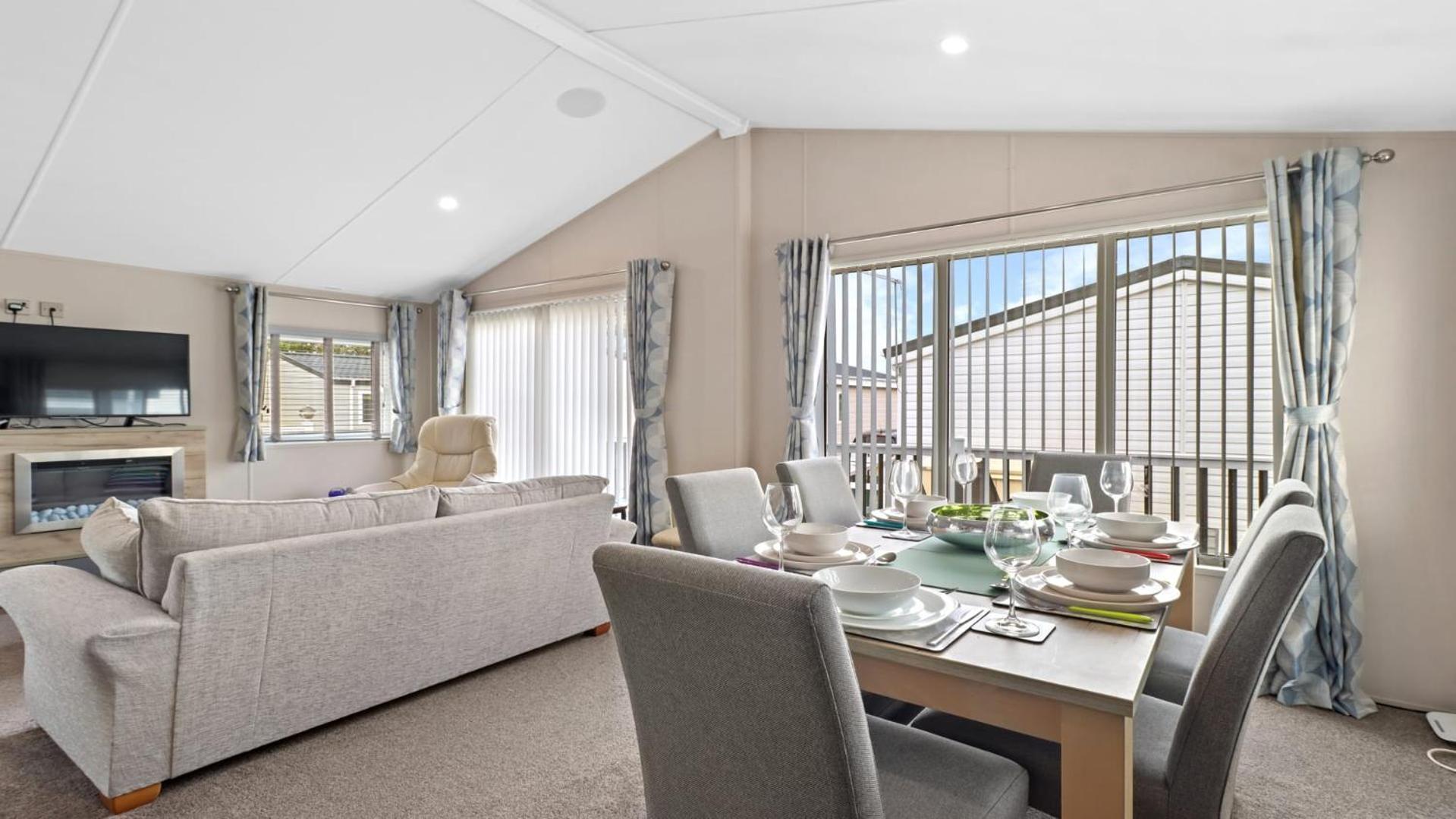 33 Beach Retreat Lodge Pevensey Bay Holiday Park מראה חיצוני תמונה