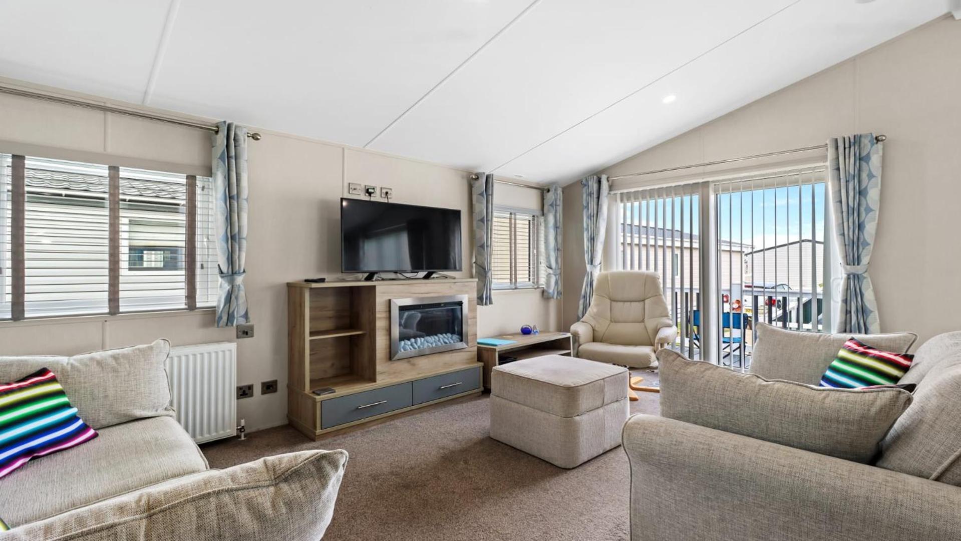 33 Beach Retreat Lodge Pevensey Bay Holiday Park מראה חיצוני תמונה